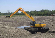 河南湿地挖掘机