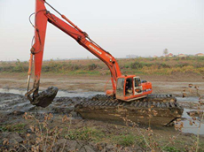 南京水上挖掘机出租服务